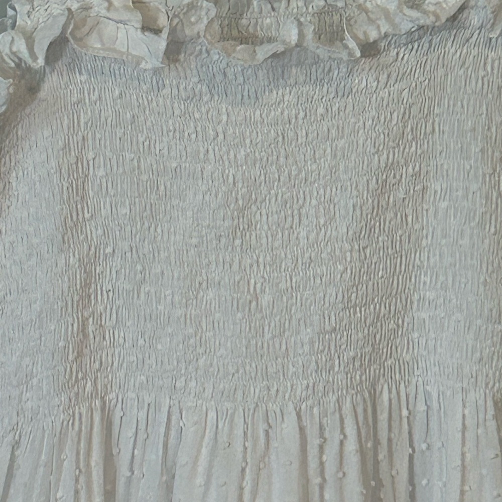 Hill House White Swiss Dot Midi Nap Dress - Picture 4 of 11
